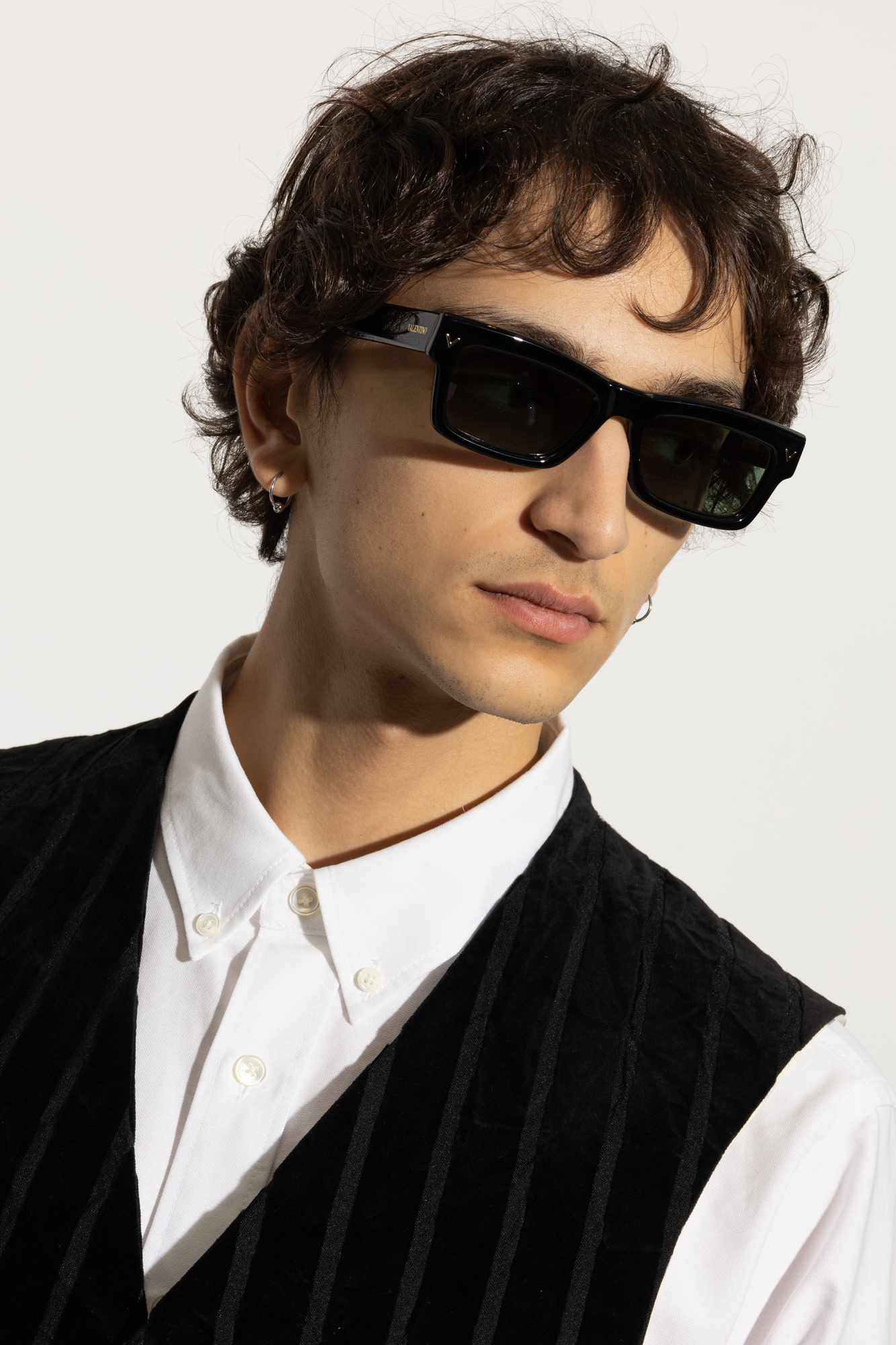 VALENTINO スクエアフレムサンクラス VGOLDI VLS162A51BLKBLK Black Sunglasses Valentino Eyewear - Vitkac AS